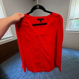 Banana Republic deep orange blouse